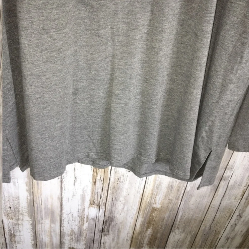 J. Jill Grey Luxe Supima Forward Seam Tunic - Picture 2 of 4